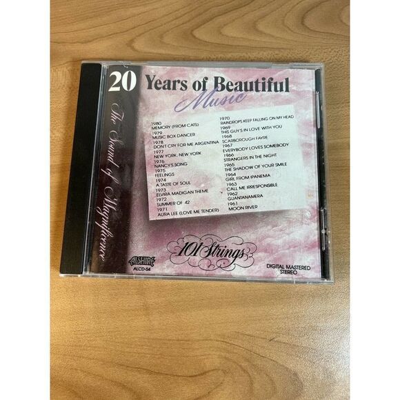 20 Years of Beautiful Music - Music CD - 101 Strings - 1990 Alshire Intl - Picture 1 of 7